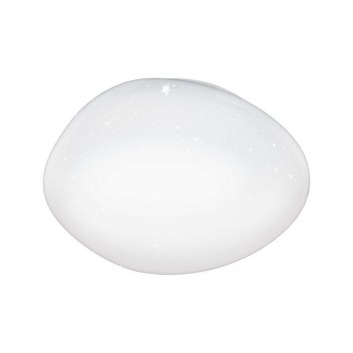 Eglo Sileras-Z Plafoniera LED Smart Home Ø 43 cm - Cielo Stellato, ZigBee, Controllo Vocale, Colore Regolabile e Dimmerabile