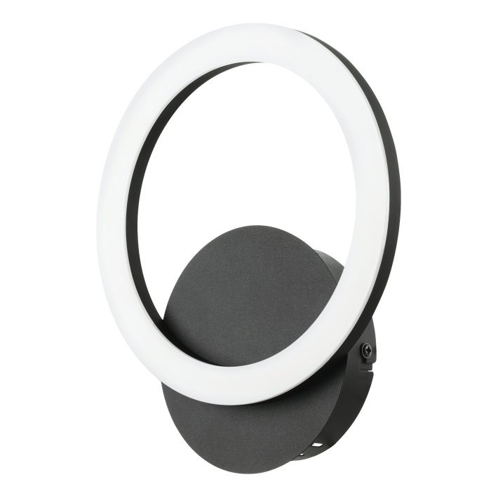 EGLO Parrapos-Z Lampada da Parete LED Smart-Home Rotonda, ZigBee, Controllo Vocale Alexa, Colore della Luce Regolabile e Dimmerabile