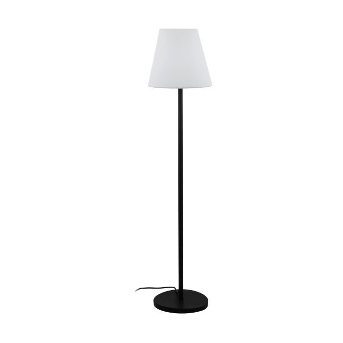 Eglo Alghera Piantana da Esterno Moderna Bianco e Nero IP44 E27 148,5 cm