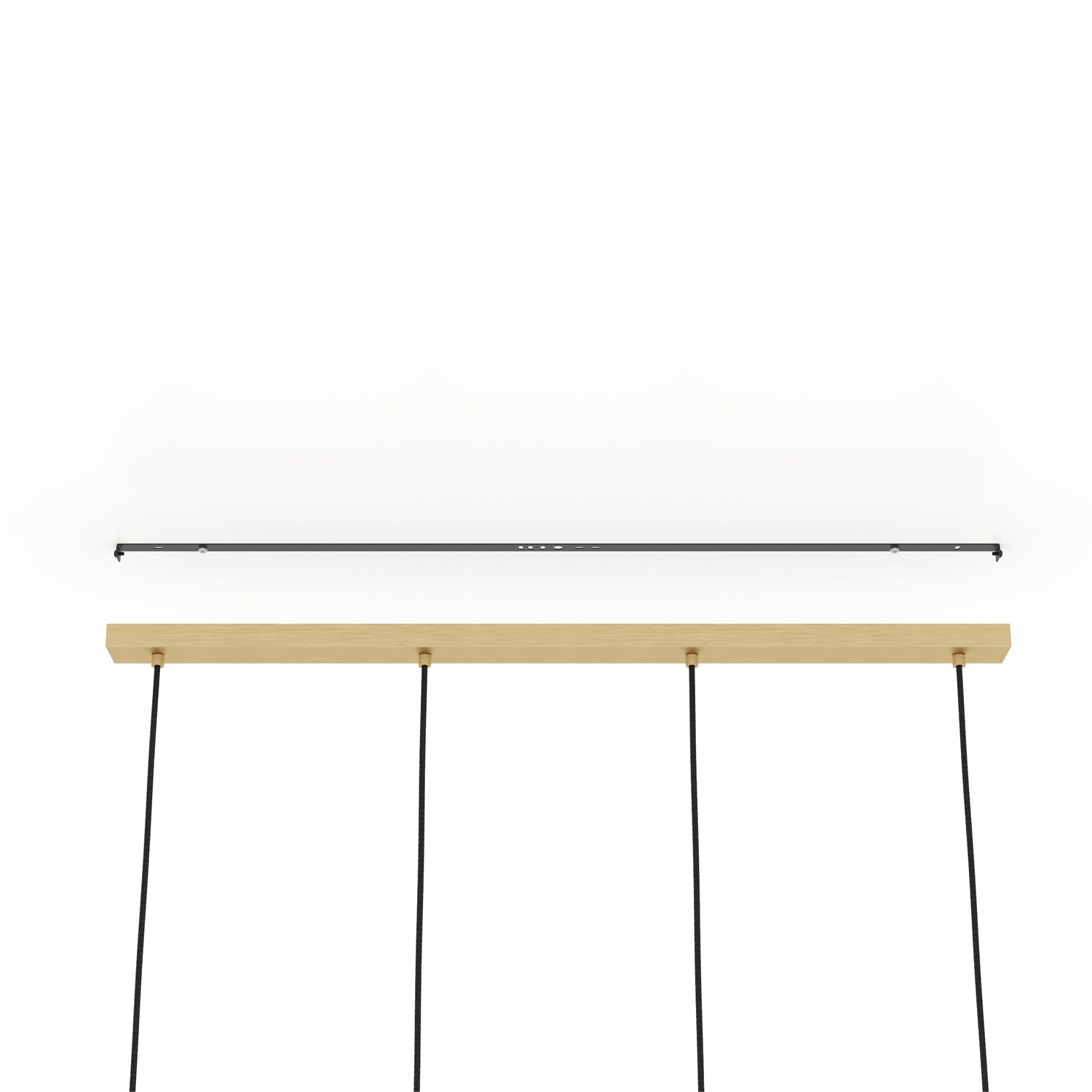 EGLO Manzanares Lampada a Sospensione E27 4x40W Oro e Vetro Opaco Dimmerabile 97cm