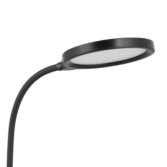 EGLO Brolini Lampada da Tavolo LED Ricaricabile in Plastica Nera, Colore Luce Regolabile, Dimmerabile, 300 Lumen