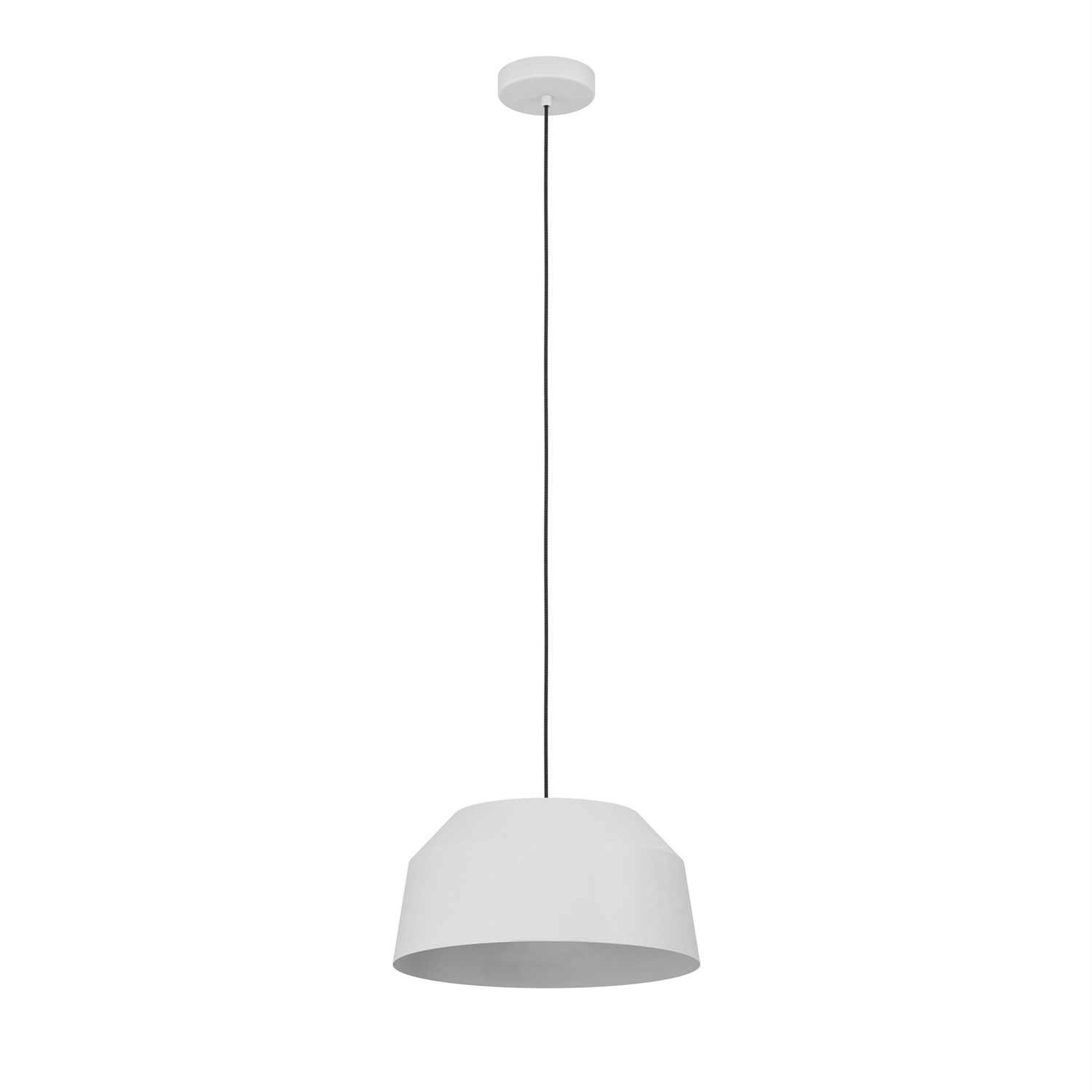 Eglo Contrisa Lampada a Sospensione Dimmerabile E27 Ø38cm Acciaio Grigio 40W
