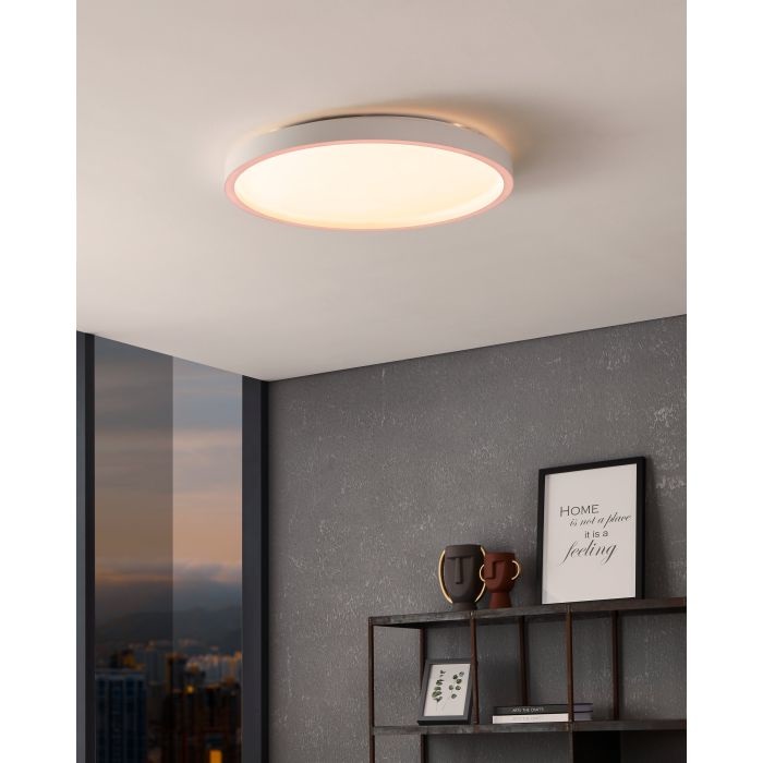 Eglo Plafoniera LED Montemorelos-Z 34,5W Ø570mm Dimmerabile con Controllo Vocale e App