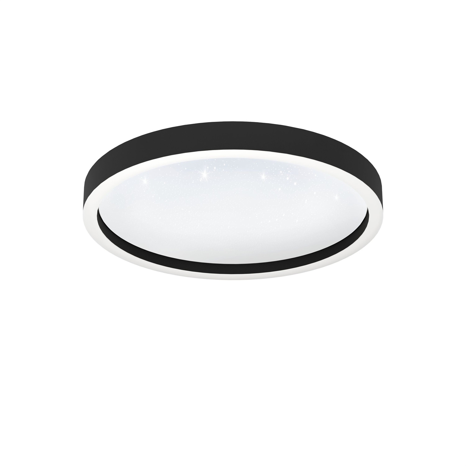 Eglo Montemorelos-Z Plafoniera LED Dimmerabile con Effetto Cristallo, Controllo ZigBee e Alexa, Bianco Caldo - Bianco Freddo e RGB, Ø 42 cm