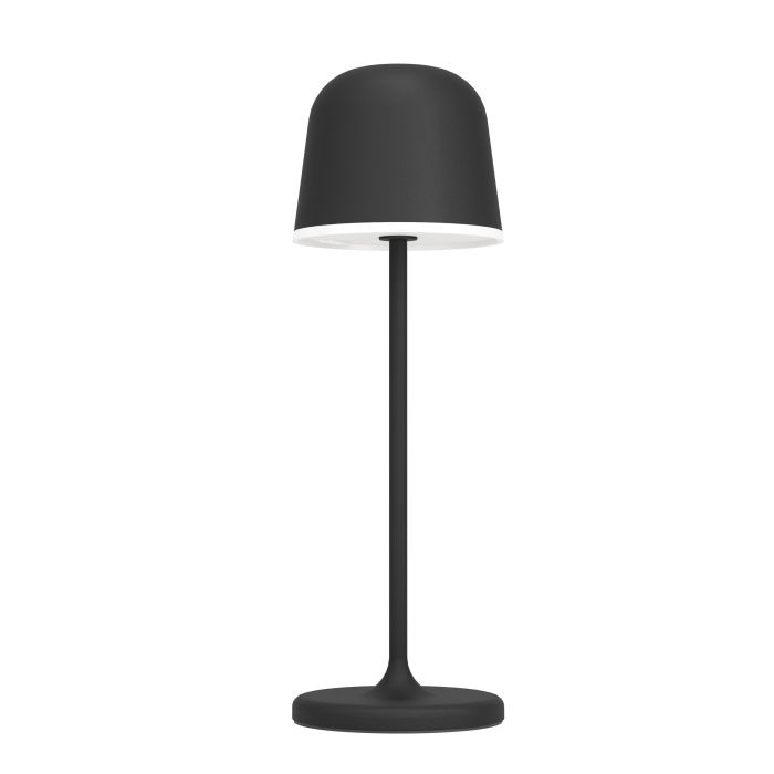Eglo Mannera Lampada da Tavolo LED 2,2 W Touch Dimmerabile, Bianco Caldo, IP54, Metallo e Plastica, Altezza 34 cm