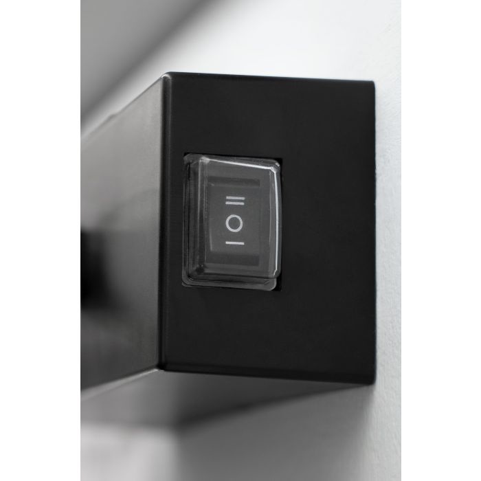 EGLO Verdello Lampada da Parete LED - Plastica Nera, Bianca e Ottone, Regolabile da 3000K a 6500K, IP44