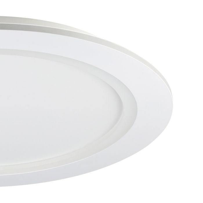 EGLO Plafoniera LED Padrogiano-Z Ø 60 cm bianco, dimmerabile, RGB, ZigBee, compatibile con Alexa