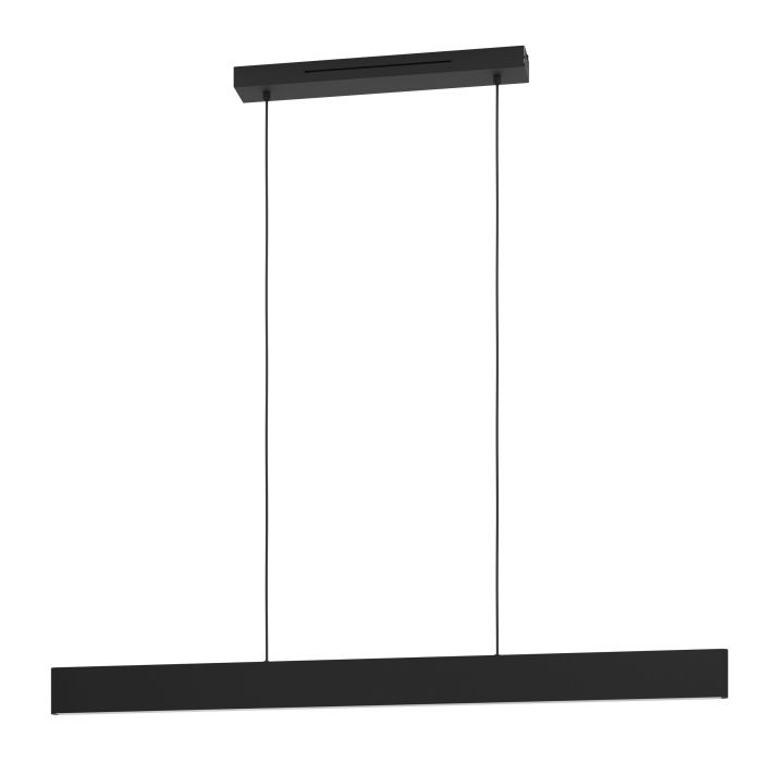 EGLO Andreas-Z Lampada a Sospensione LED Smart-Home in Metallo Nero, Controllo Vocale Alexa, Colore della Luce Regolabile e Dimmerabile