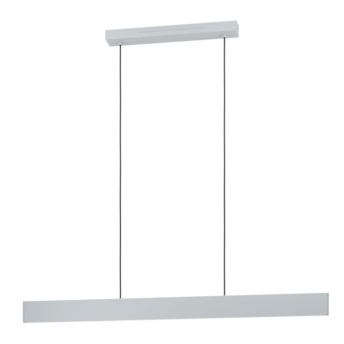Eglo Andreas-Z Lampada a Sospensione LED Smart-Home in Metallo Bianco, Controllo Vocale Alexa, Colore Regolabile (Bianco Caldo, Bianco Freddo, RGB), Dimmerabile, 4320 Lumen