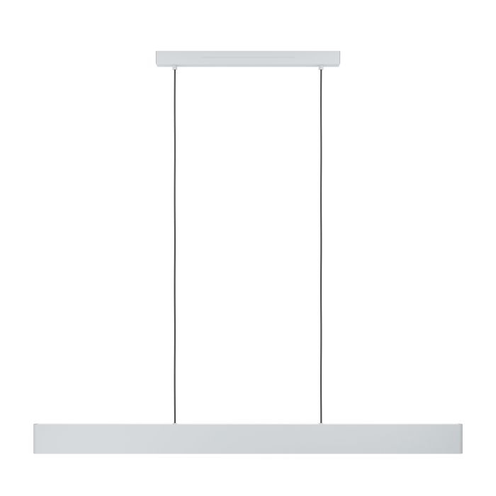 Eglo Andreas-Z Lampada a Sospensione LED Smart-Home in Metallo Bianco, Controllo Vocale Alexa, Colore Regolabile (Bianco Caldo, Bianco Freddo, RGB), Dimmerabile, 4320 Lumen
