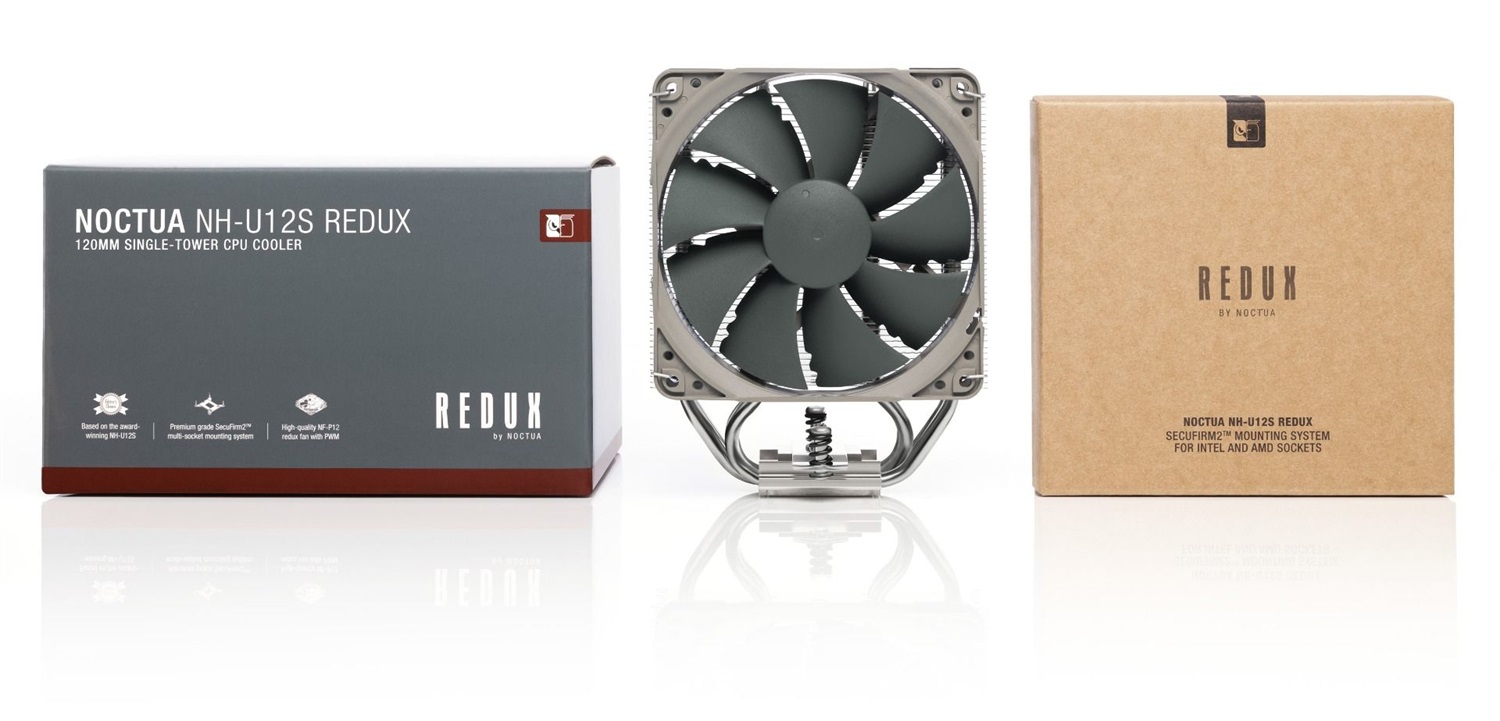 Noctua NH-U12S redux Dissipatore per CPU 12 cm Grigio in Acciaio Inossidabile con Ventola NF-P12 redux-1700 PWM