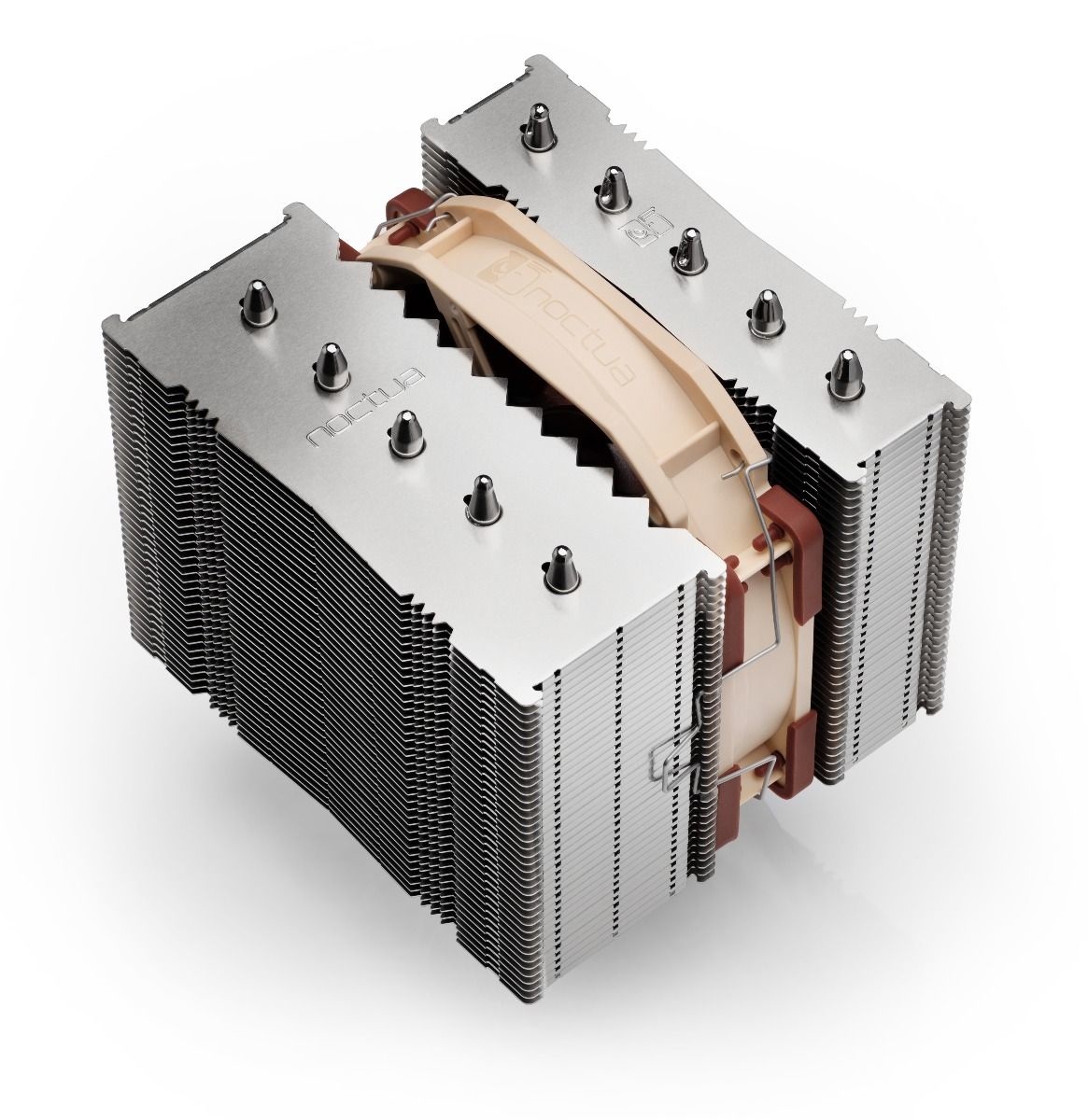 Noctua NH-D12L Raffreddatore d'aria 120mm - Altezza 145mm, Velocità 450-2000 Giri/min, Rumorosità 18,8-22,6 dB, Compatibile con LGA1700/1200 e AM4/AM5