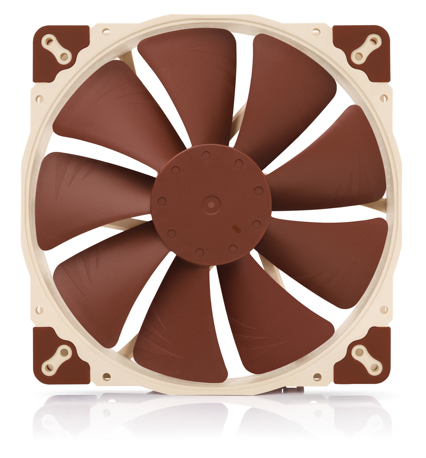 Noctua NF-A20 Ventilatore per Case Computer 20 cm - 800 Giri/min, 18,1 dB, Flusso d'aria 146,9 m³/h, Beige e Marrone