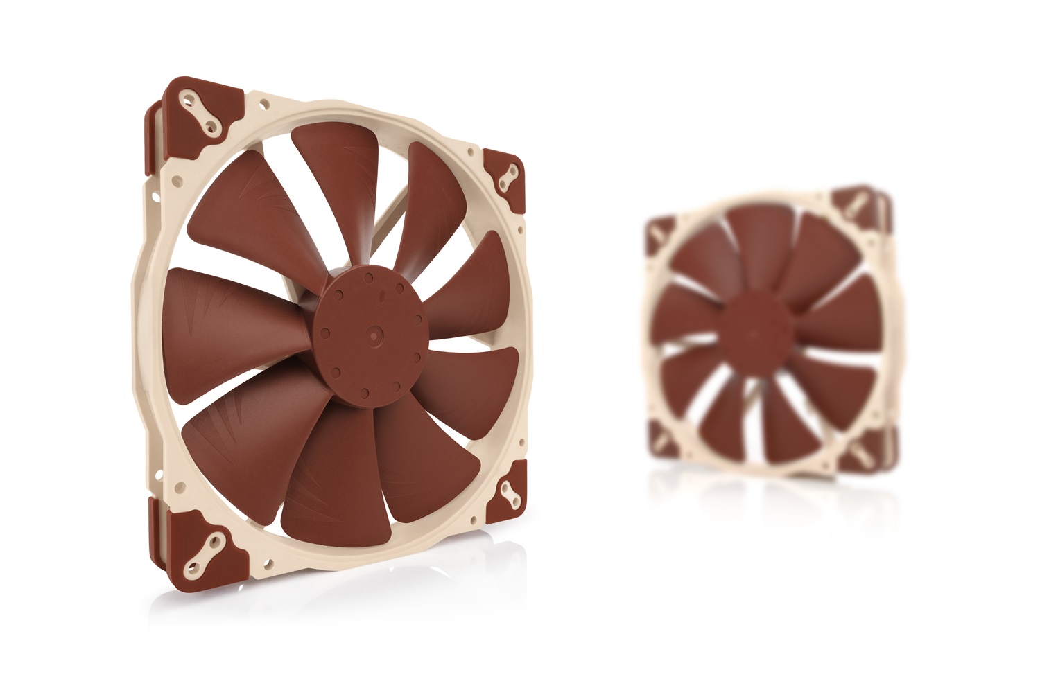Noctua NF-A20 Ventilatore per Case Computer 20 cm - 800 Giri/min, 18,1 dB, Flusso d'aria 146,9 m³/h, Beige e Marrone