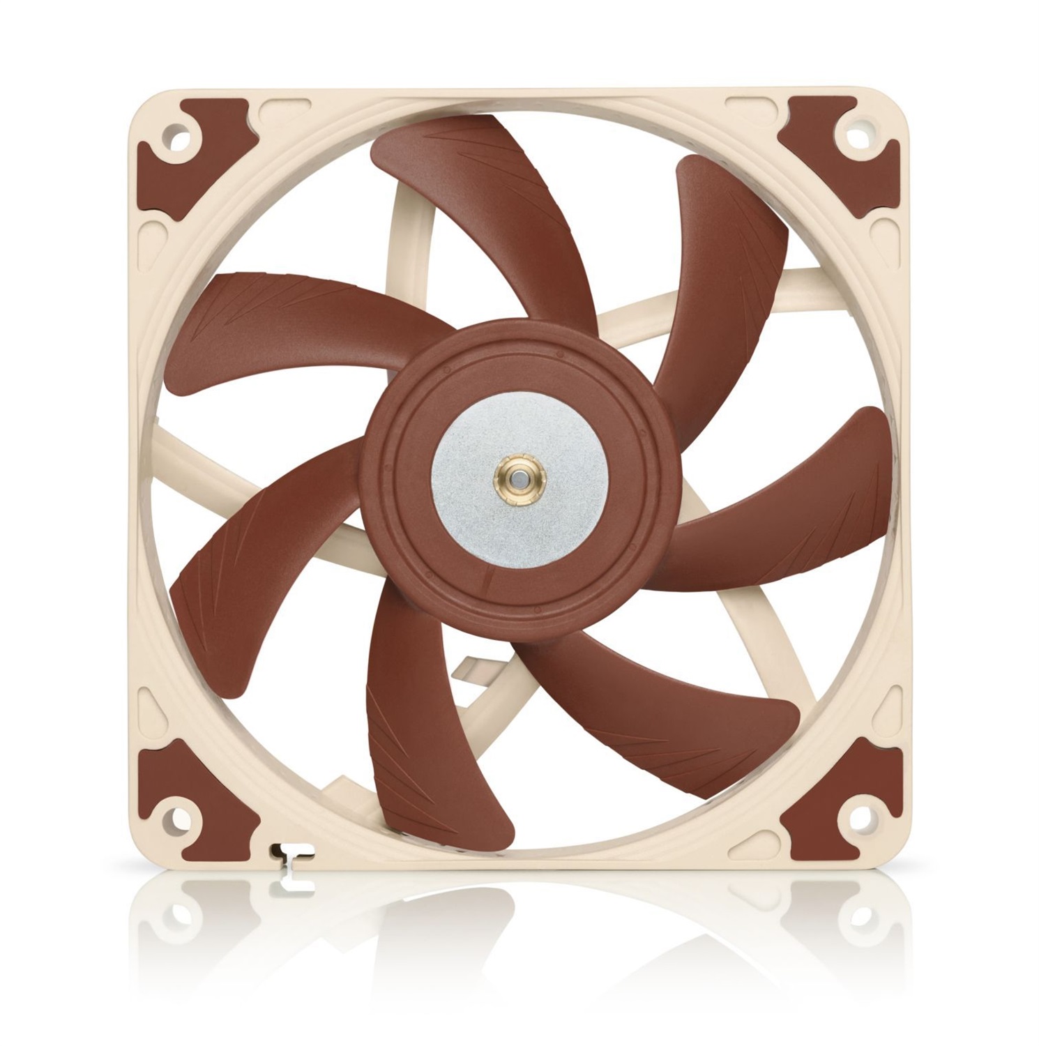 Noctua NF-A12x15 FLX Ventilatore 12 cm 1850 Giri/min 23,9 dB Flusso d'Aria 94,2 m³/h Beige e Marrone