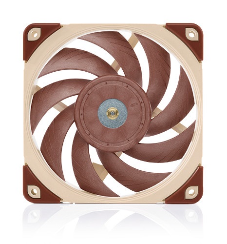 Noctua NF A12x25 FLX Ventilatore 12 cm Beige e Rosso - 2000 Giri/min, 22,6 dB, Flusso d'aria 102,1 m³/h