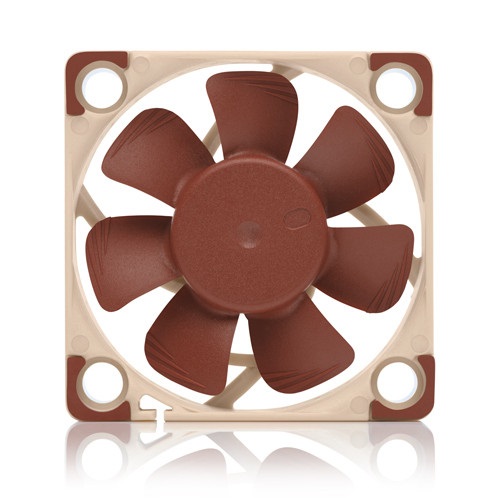 Noctua NF A4x10 PWM Ventilatore 4 cm - 1000 a 5000 Giri/min, 19,6 dB, Flusso d'aria 8,9 m³/h, Beige e Rosso