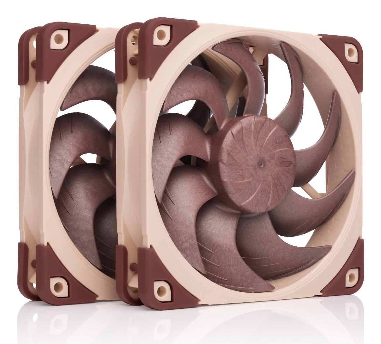 Noctua NF-A12x25 G2 PWM - Ventola 120mm, 1800 RPM, Flusso d'Aria 107,3 m³/h, Silenziosa 22.5 dB(A), Kit da 2