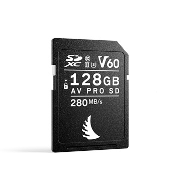 Angelbird AV PRO SD V60 MK2 128 GB SDXC UHS-II - Velocità fino a 280 MB/s, V60, compatibile con DSLR e droni