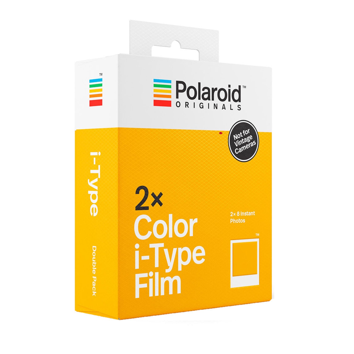Polaroid Originals 4836 Pellicola I-Type Color, Doppio Pacco da 16 pz, Cornice Bianca, Dimensioni 107 x 88 mm