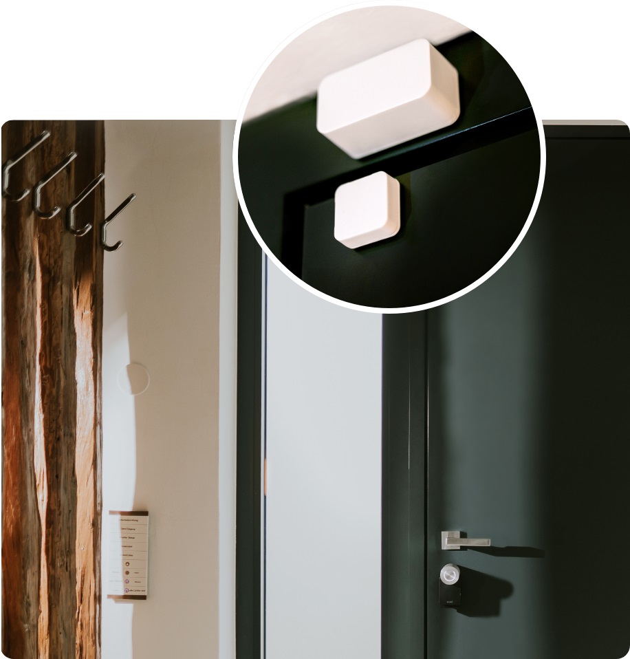 Nuki Door Sensor - Sensore Wireless Bluetooth per Porta/Finestra, Bianco, Compatibile con Smart Lock 3.0