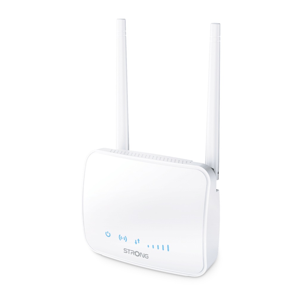 STRONG 4GROUTER350M Router di rete cellulare Bianco - 350 Mbps, 4G LTE, Fast Ethernet, compatibile con SIM di qualsiasi operatore