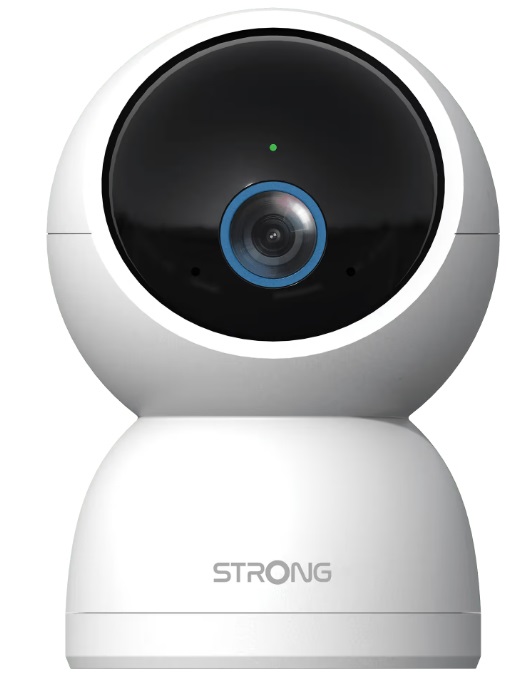 Strong SHC05IR0-W - Telecamera di Sicurezza Interna 5MP con Wi-Fi, Visione Notturna e Rilevamento Movimento