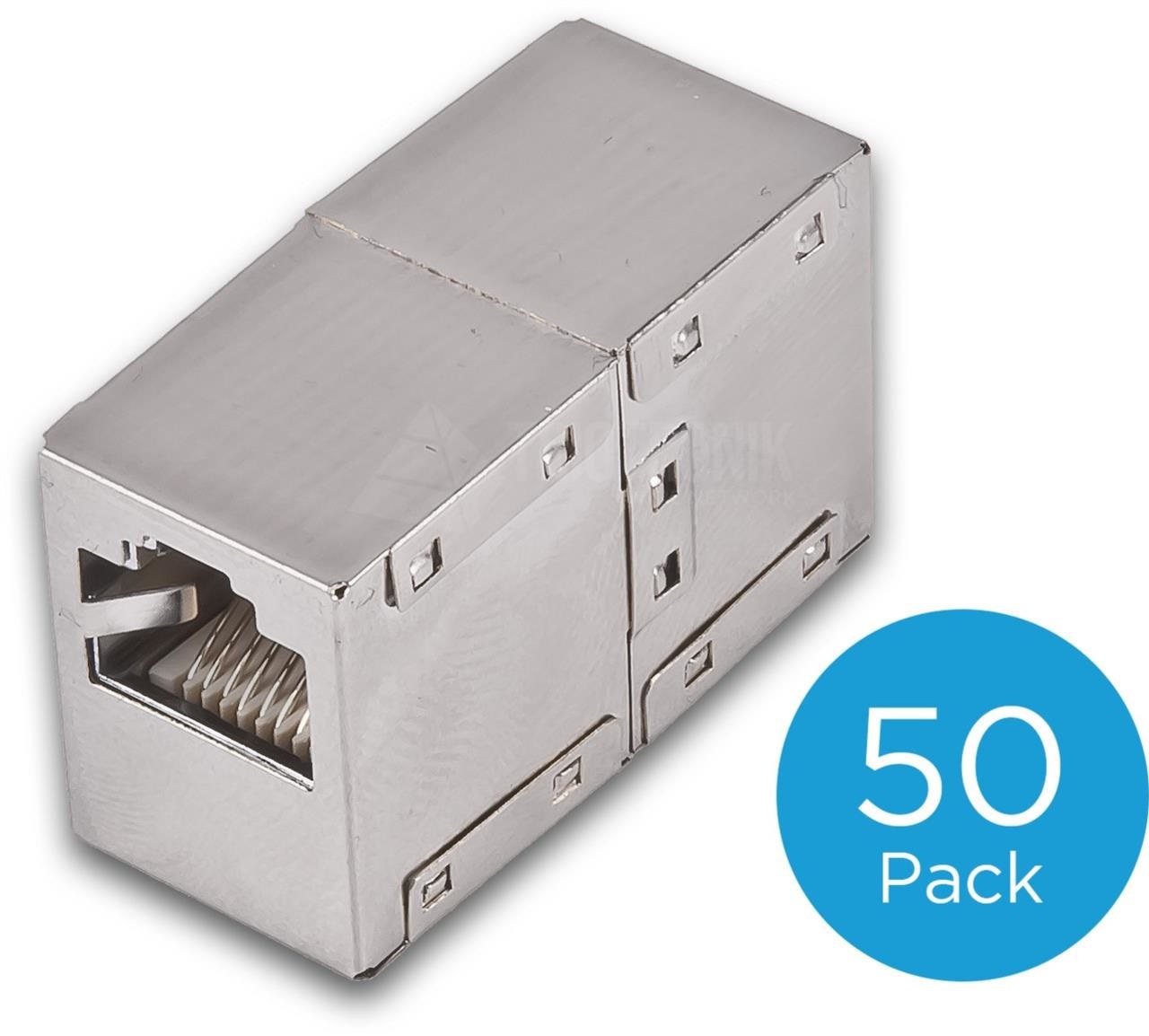 Wirewin Connettore RJ45 KAT6 Schermato - Pack da 50 Cavi Patch