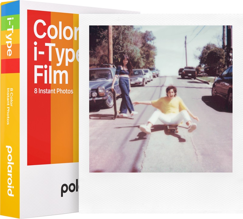 Polaroid Pellicola I-Type Color per Istantanee - 8 Pz, 107 x 88 mm