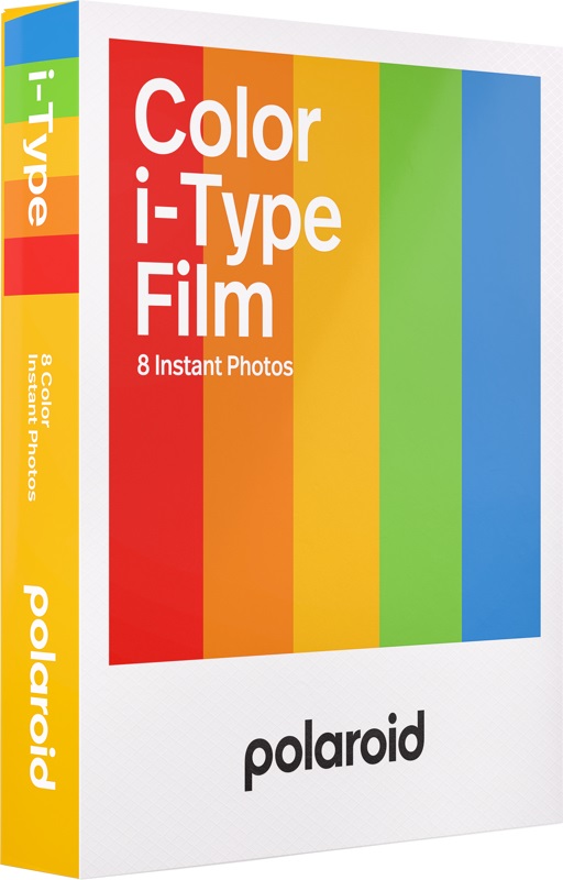 Polaroid Pellicola I-Type Color per Istantanee - 8 Pz, 107 x 88 mm