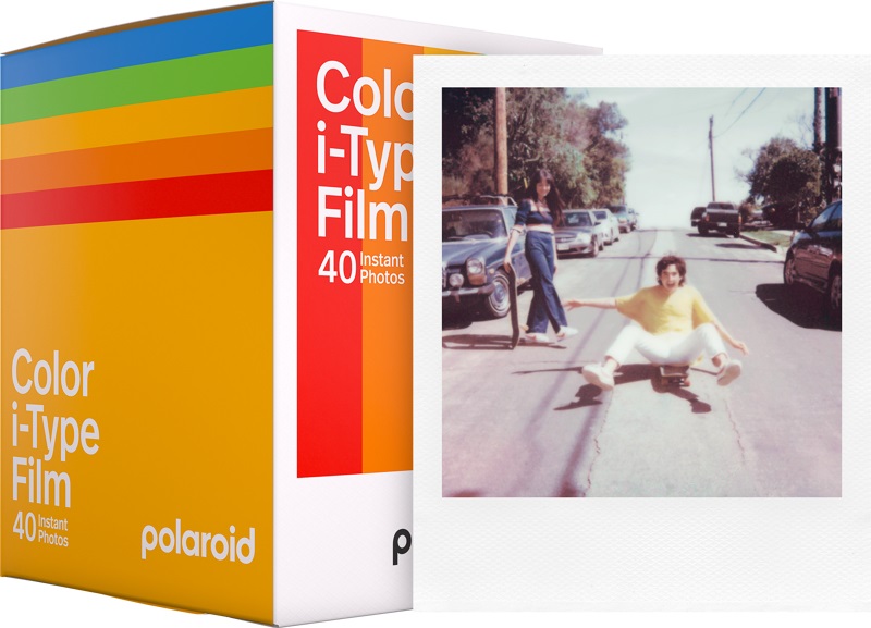 Polaroid Pellicola Istantanea Colore i-Type - Confezione da 40 Pellicole, Formato 8,8 x 10,7 cm