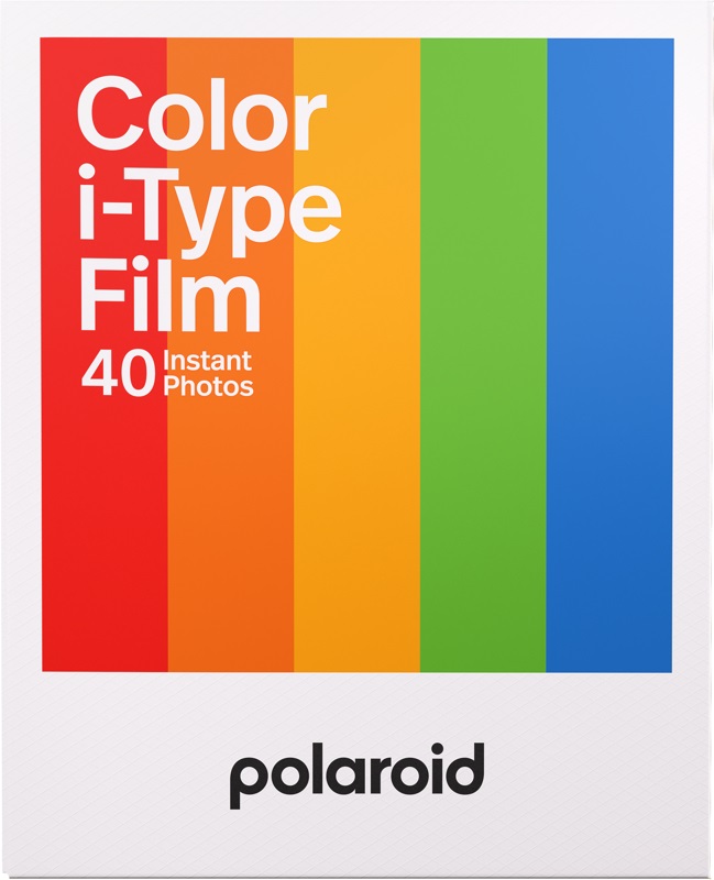 Polaroid Pellicola Istantanea Colore i-Type - Confezione da 40 Pellicole, Formato 8,8 x 10,7 cm