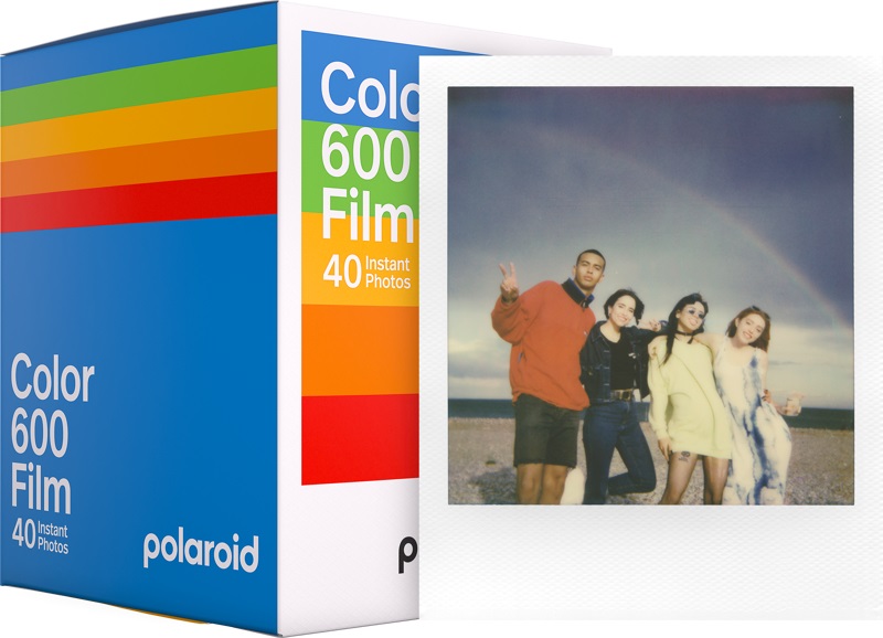 Polaroid Pellicola Istantanea Colore per 600 - Confezione da 40 Pellicole 89 x 108 mm