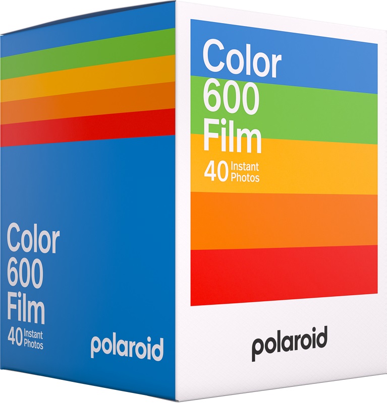 Polaroid Pellicola Istantanea Colore per 600 - Confezione da 40 Pellicole 89 x 108 mm