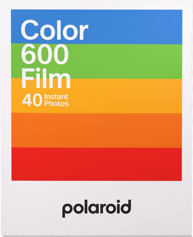 Polaroid Pellicola Istantanea Colore per 600 - Confezione da 40 Pellicole 89 x 108 mm