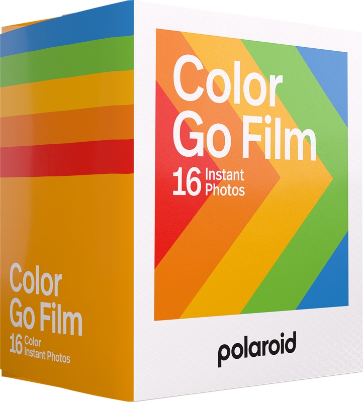 Polaroid Go Film Double Pack - Pellicola Istantanea a Colori per Fotocamera Polaroid Go - 16 Scatti (66.6 x 53.9 mm)