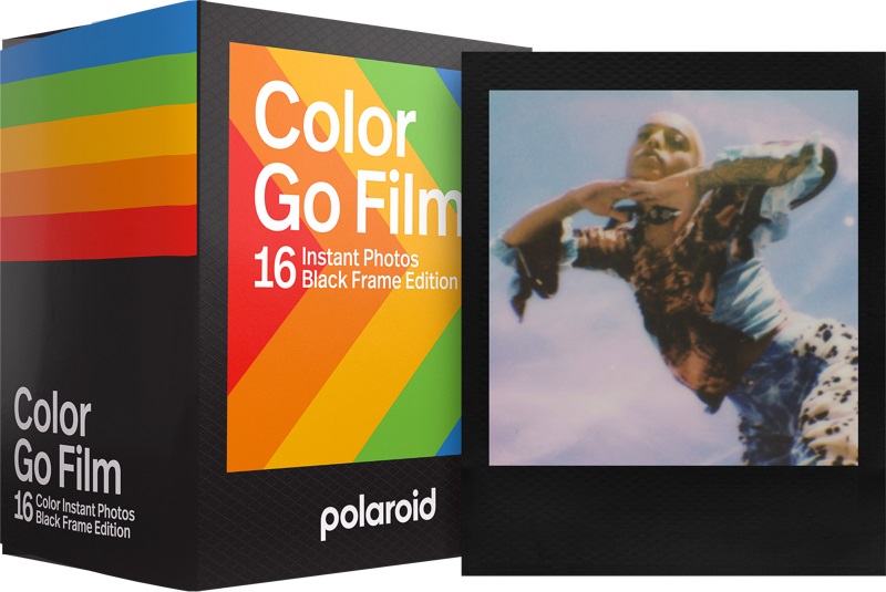 Polaroid 6211 Pellicola per Istantanee a Colori - Confezione Doppia con Cornice Nera - 16 Foto (46 x 47 mm)
