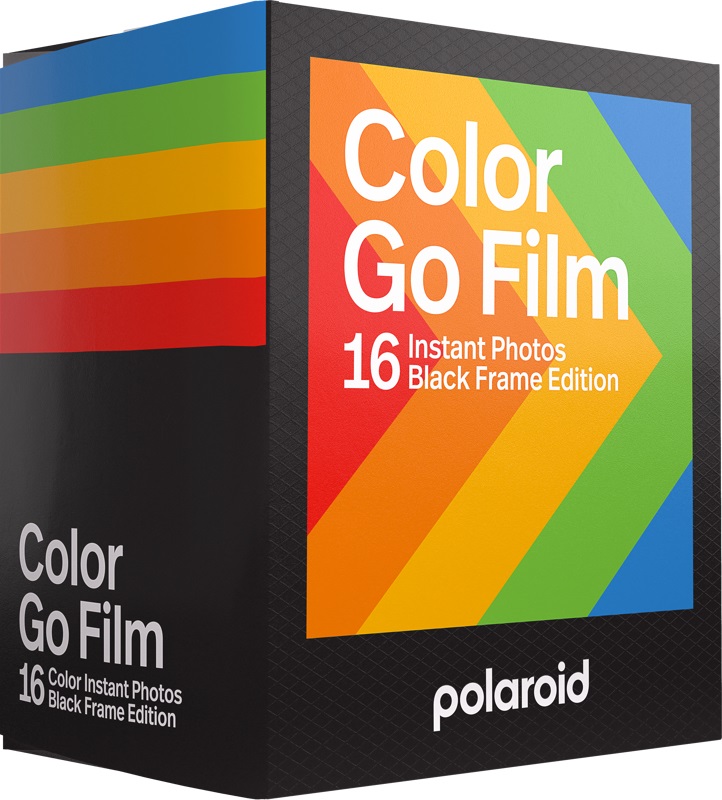 Polaroid 6211 Pellicola per Istantanee a Colori - Confezione Doppia con Cornice Nera - 16 Foto (46 x 47 mm)