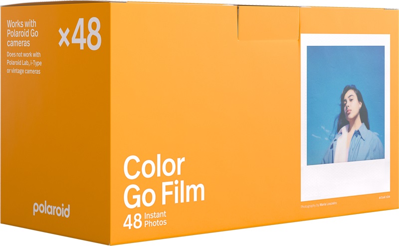 Polaroid Pellicola Istantanea Colore Go - 48 Foto 46 x 47 mm con Incorniciatura Bianca