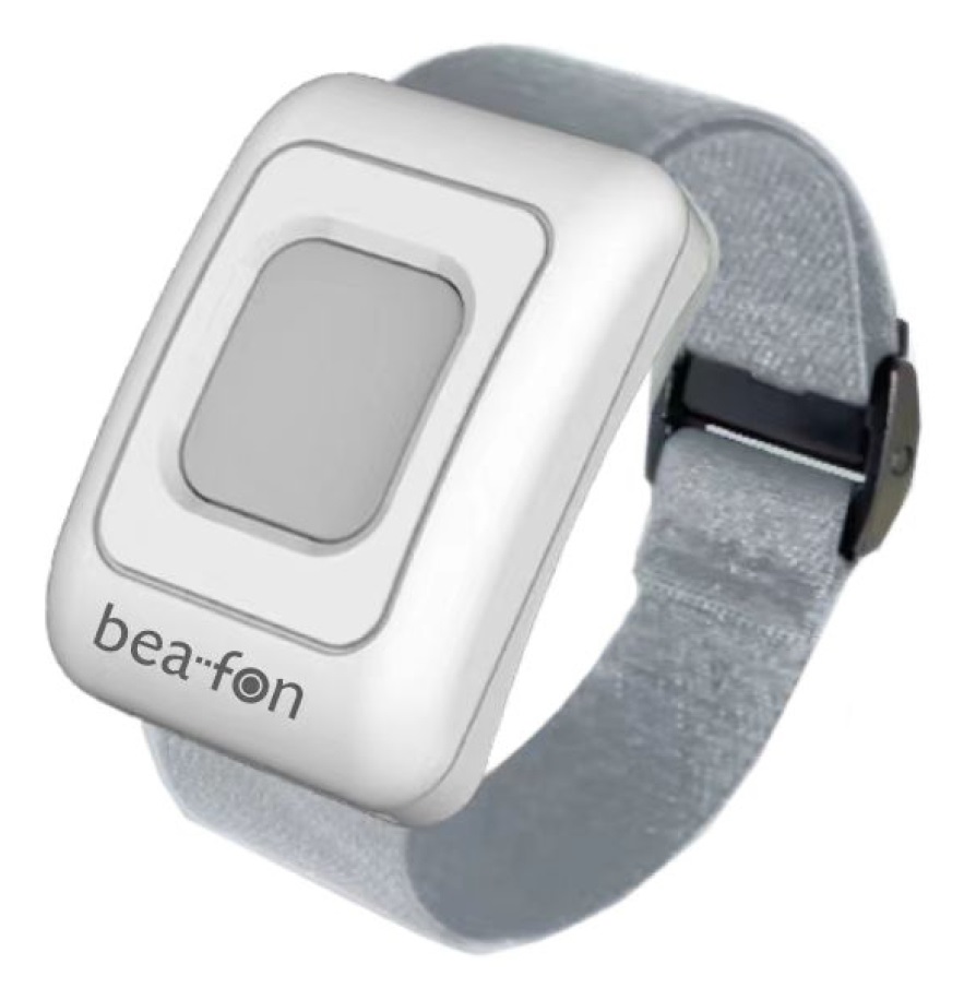 Beafon ML 10 - Telefono fisso 4G LTE con pulsante SOS, braccialetto di emergenza e numeri XXL
