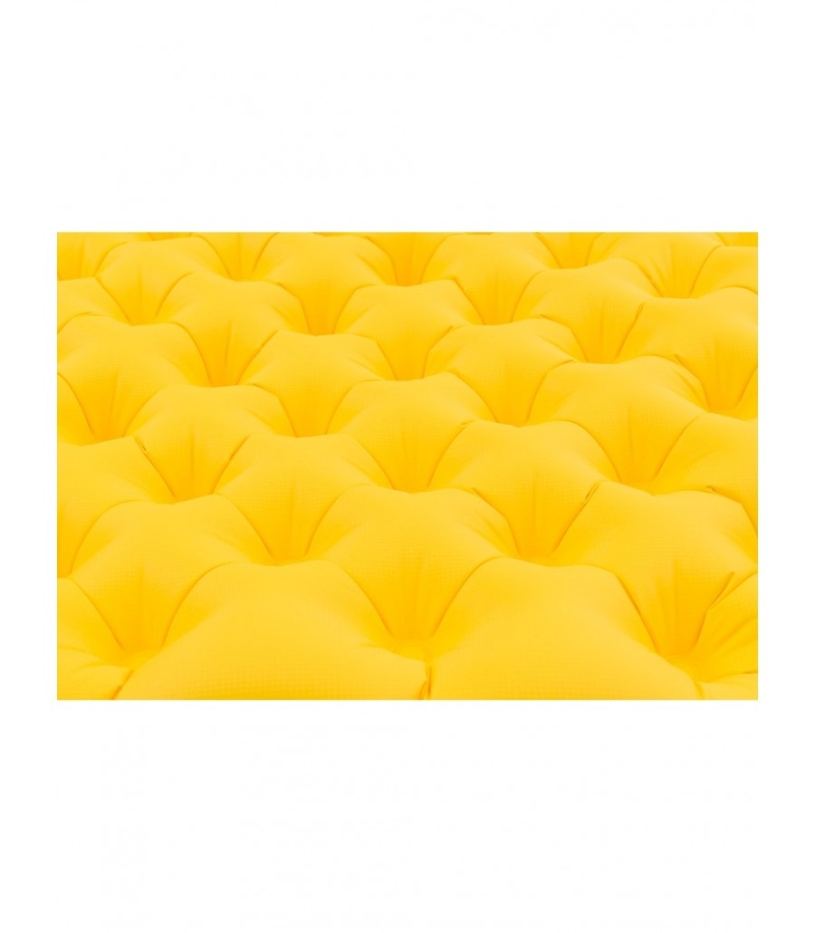 Sea To Summit UltraLight Mat Gonfiabile 640 mm x 2010 mm Giallo - Materassino da Campeggio con Sistema PillowLock e Trattamento Antimicrobico