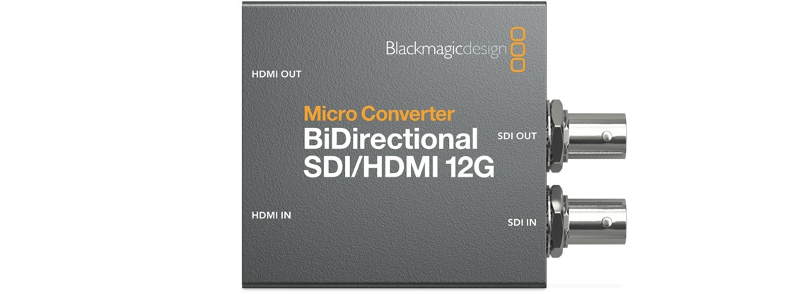 Blackmagic Design Convertitore Video Bi-Direzionale SDI/HDMI 12G - Grigio, Attivo, 5W, Supporto Windows 10