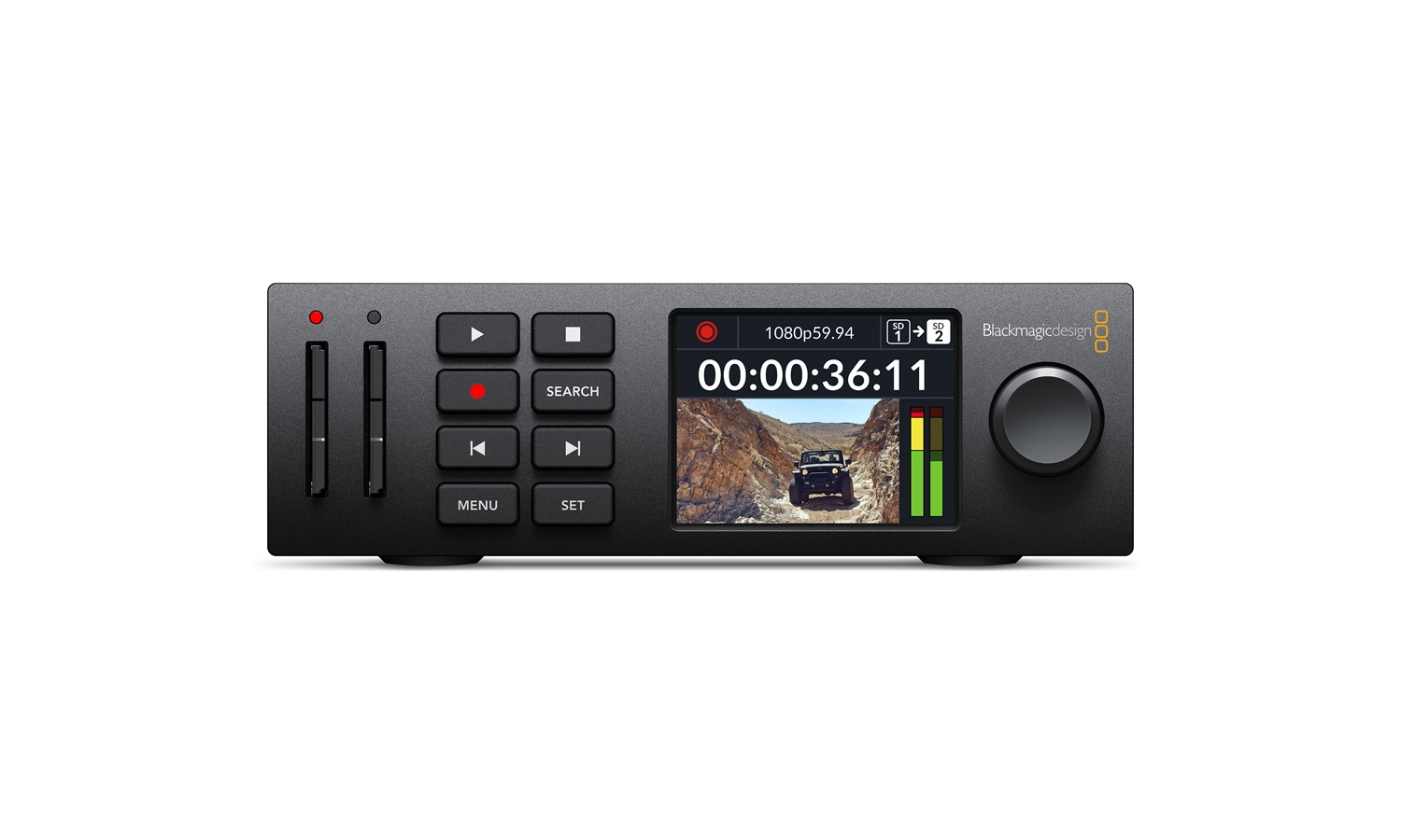 Blackmagic Design HyperDeck Studio HD Mini - Dispositivo di gestione della configurazione AC, Nero, 1 pz, Garanzia 5 anni