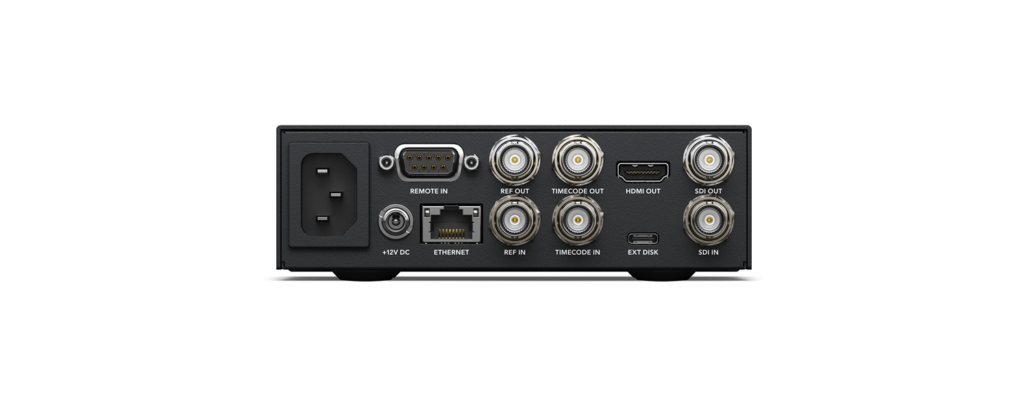 Blackmagic Design HyperDeck Studio HD Mini - Dispositivo di gestione della configurazione AC, Nero, 1 pz, Garanzia 5 anni