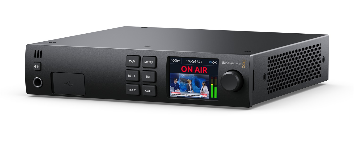 Blackmagic Design Studio Converter - Convertitore video attivo UHD 60fps 10-bit 422 12G-SDI In/Out per eventi dal vivo