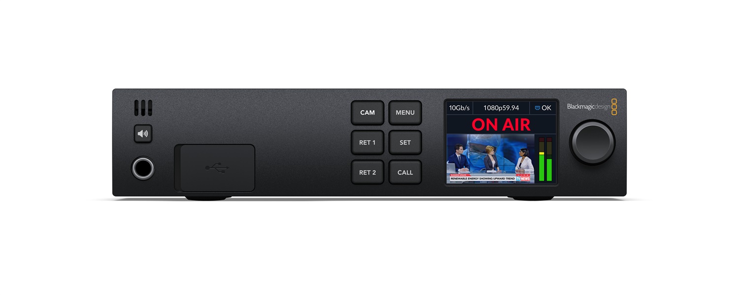 Blackmagic Design Studio Converter - Convertitore video attivo UHD 60fps 10-bit 422 12G-SDI In/Out per eventi dal vivo