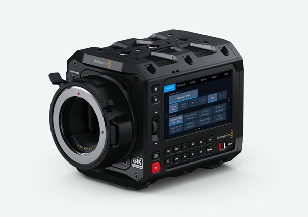 Blackmagic Design PYXIS 6K EF Videocamera palmare 6K Ultra HD Nero con supporto obiettivo EF e CFexpress tipo B