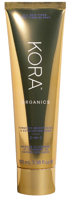 KORA Organics Maschera Viso Esfoliante e Illuminante alla Curcuma - 100 ml