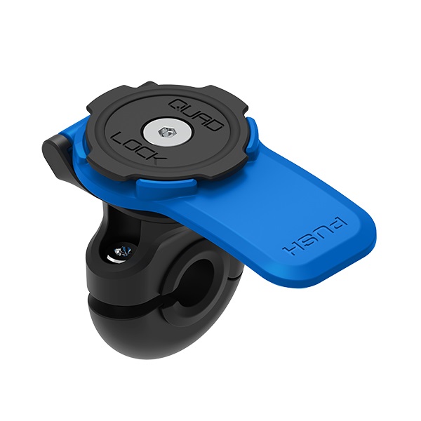 Quad Lock Supporto Specchietto Retrovisore Moto/Scooter - Montaggio Sicuro per Smartphone con Sistema di Connessione Brevettato