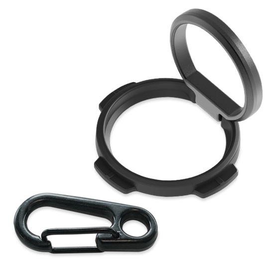 Quad Lock Anello e Supporto Telefono Versione 2 - Presa Sicura e Compatibile con Custodie Quad Lock